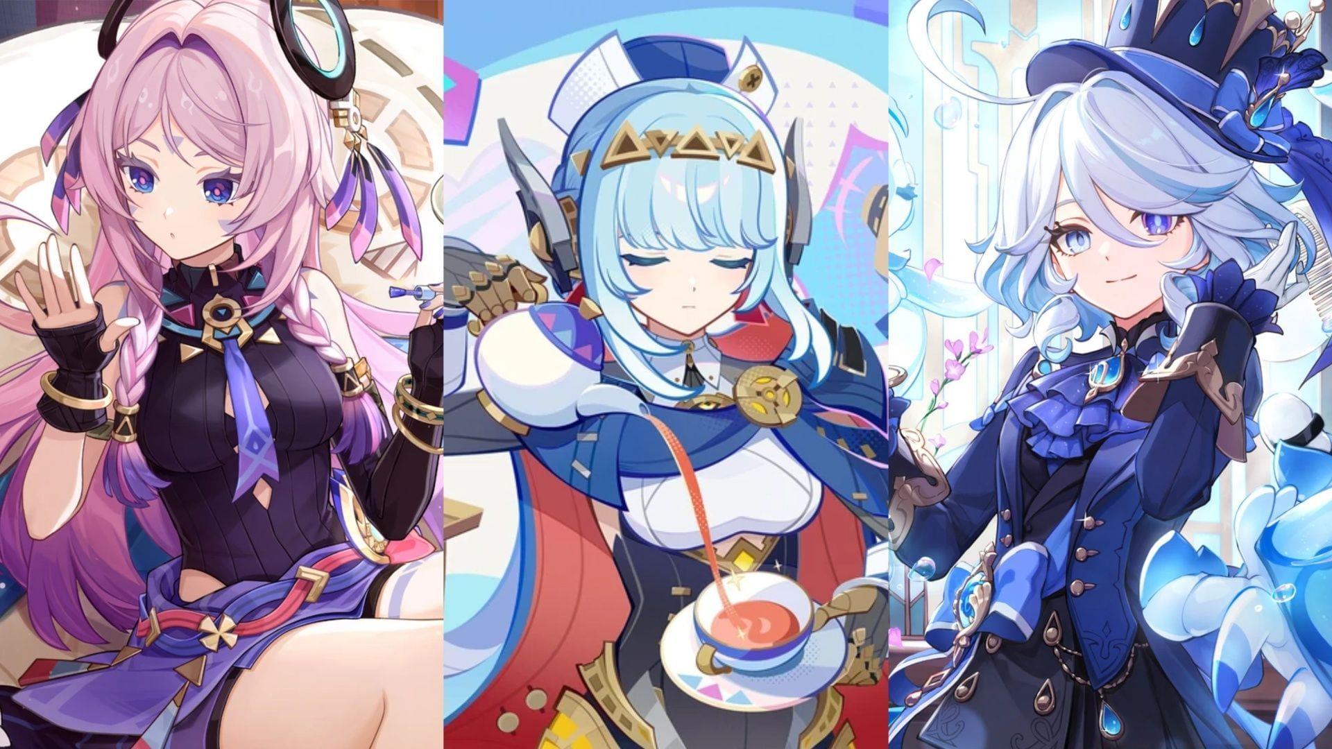 Most popular characters in Genshin Impact 5.8 Spiral Abyss (Image via HoYoverse)