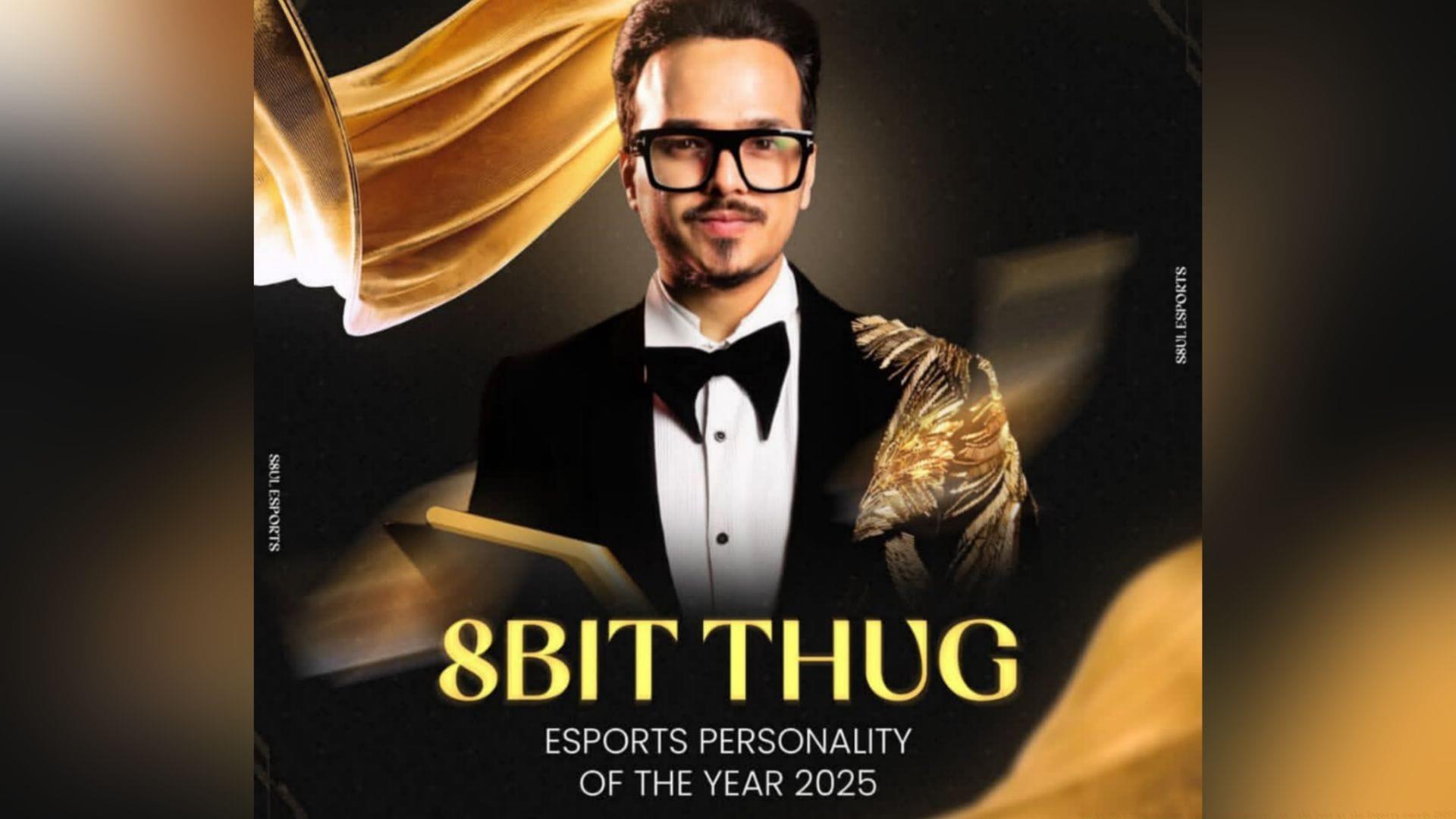 8bit Thug won the Esports Personality of the Year category at the Esports Awards 2025 (Image via Instagram/s8ul.esports)