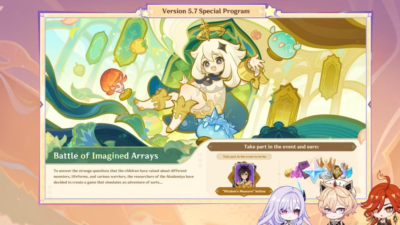 How to get free Sethos in Genshin Impact 5.7