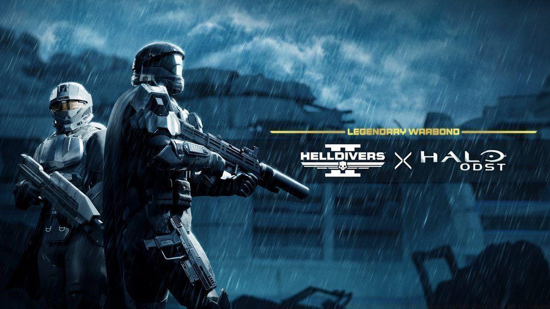 Helldivers 2 x Halo ODST release countdown (Image via Sony)