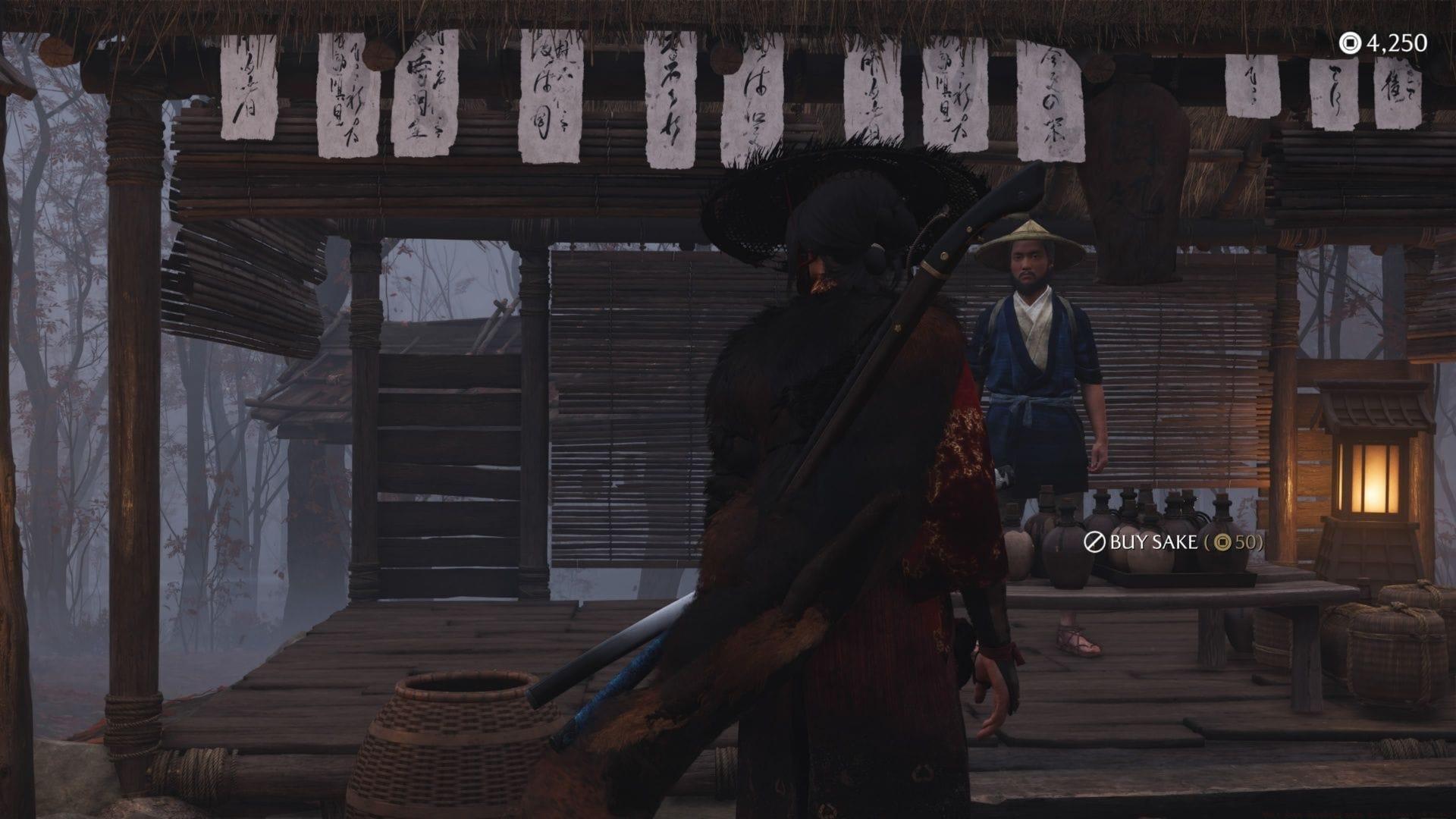 Sake in Ghost of Yotei (Image via SK Gaming || Sucker Punch)