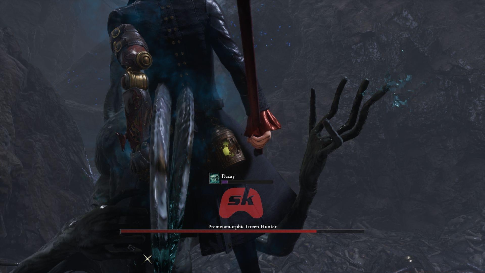 This guide will help you to defeat Premetamorphic Green Hunter in Lies of P Overture (Image via Sportskeeda Gaming // NEOWIZ)