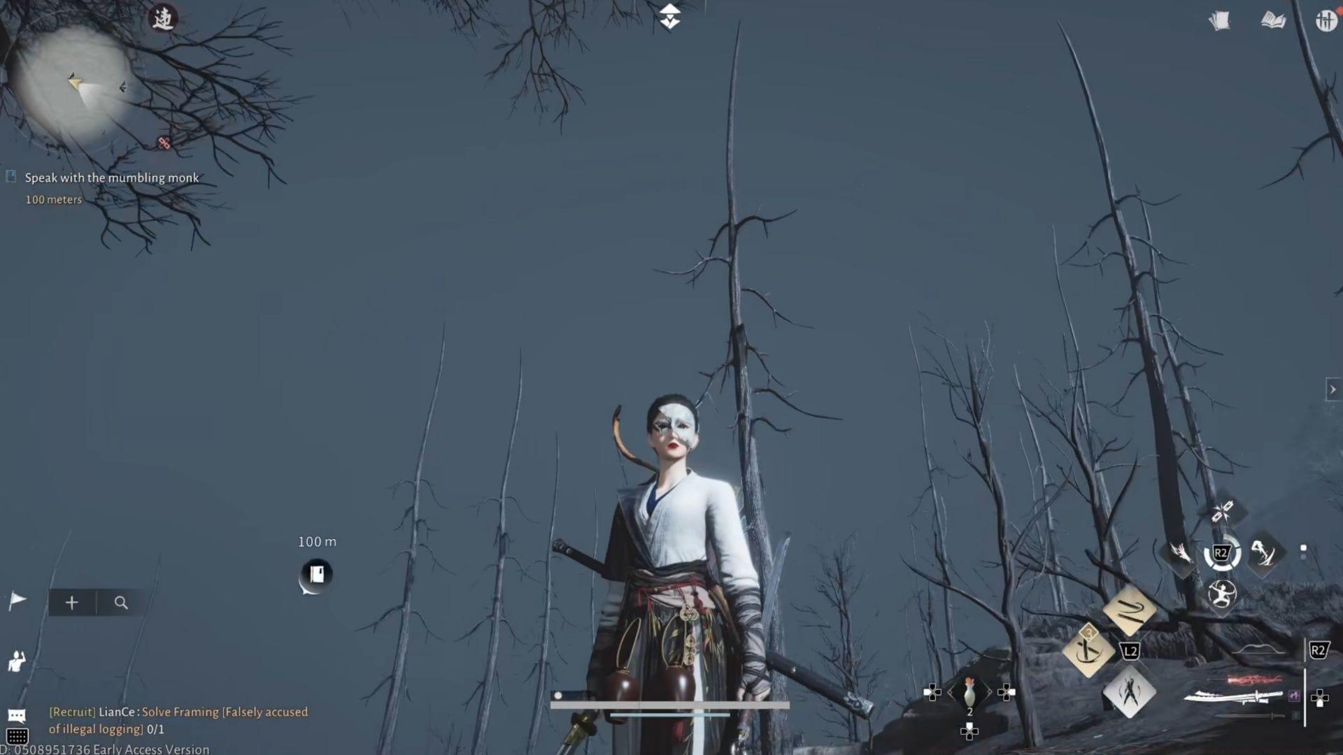 Where Winds Meet Ruins of a Thousand Buddhas side quest