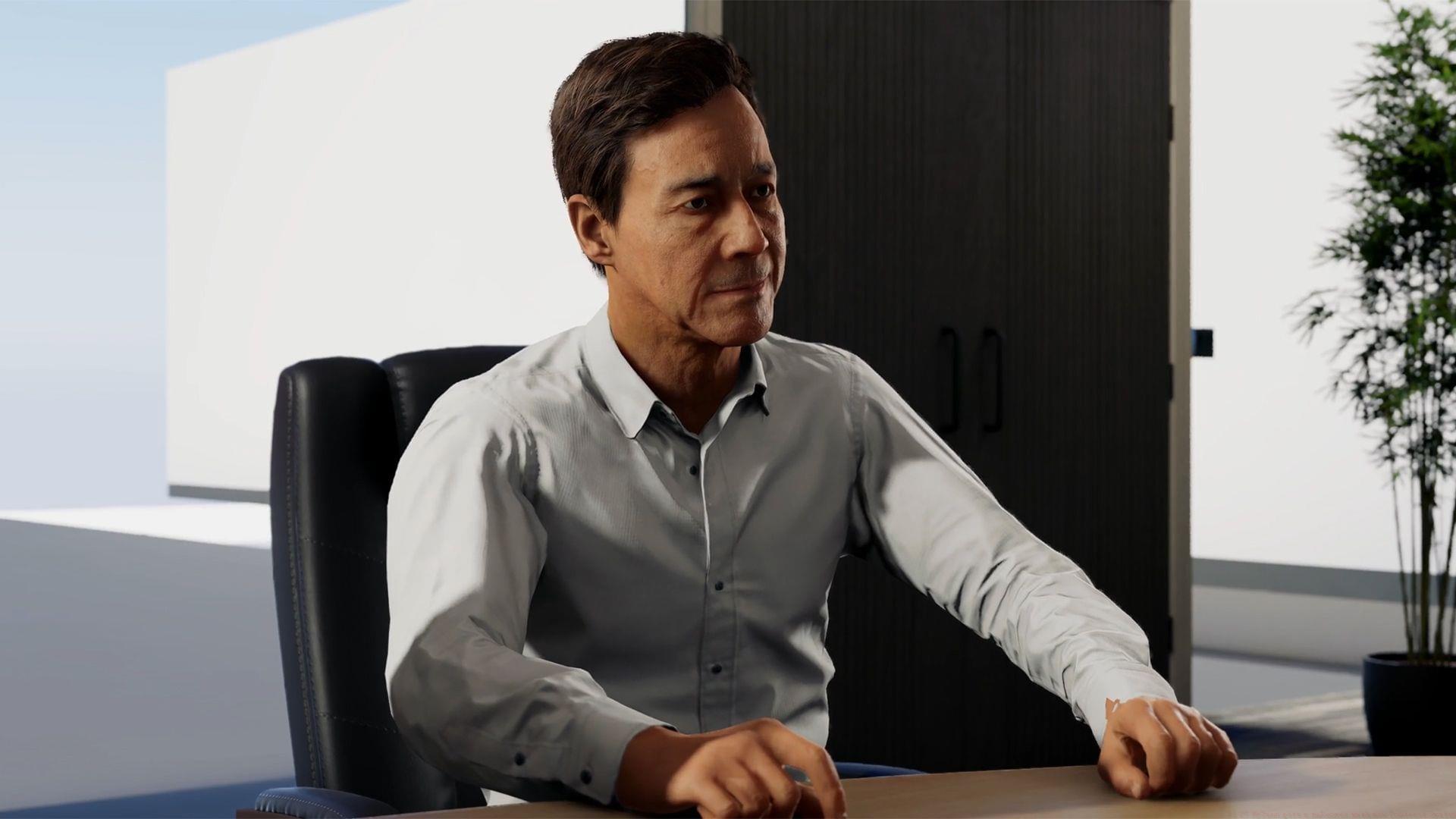 Contract Negotaiton cutscene in F1 25 MyTeam