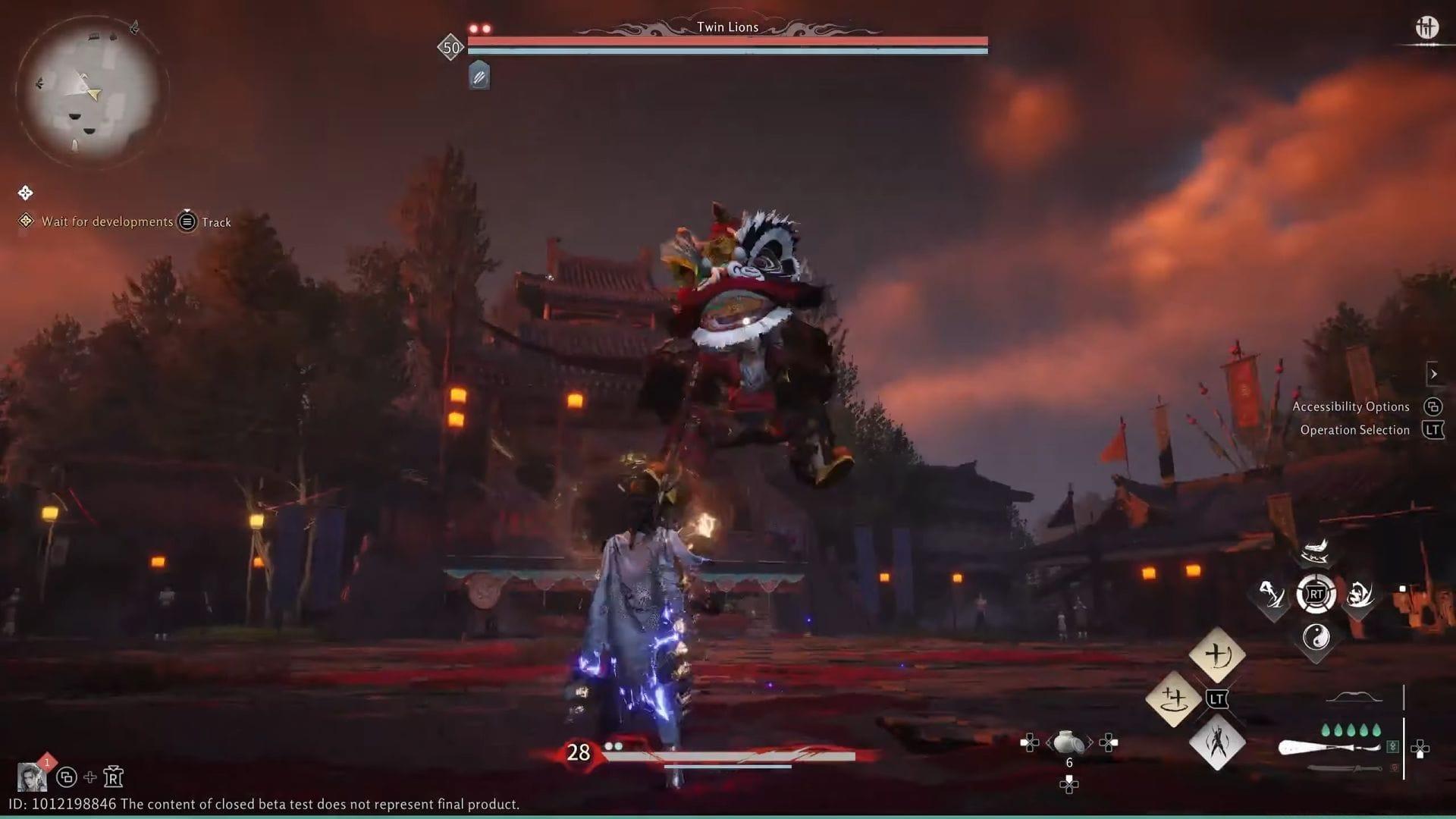 This guide will help you to defeat Twin Lions in Where Winds Meet (Image via NetEase Games)