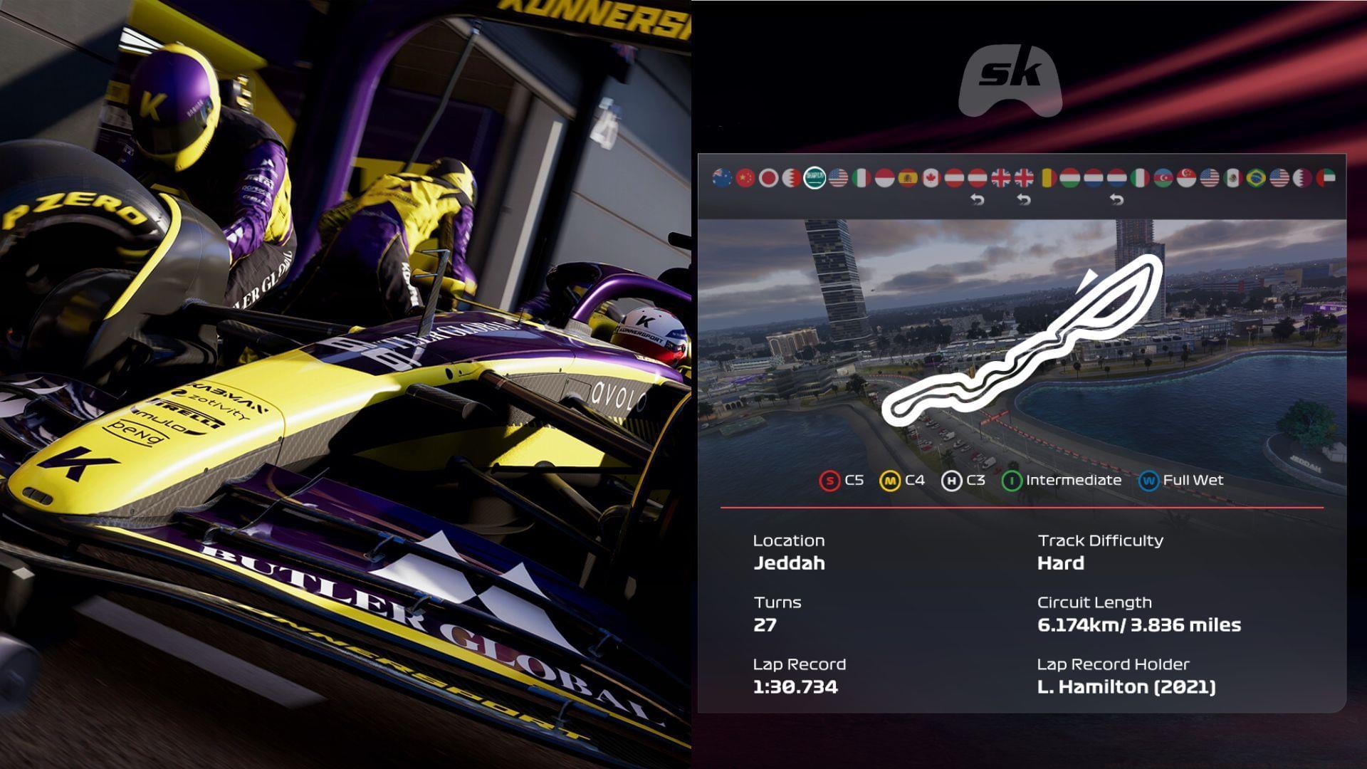 F1 25 Jeddah GP setup