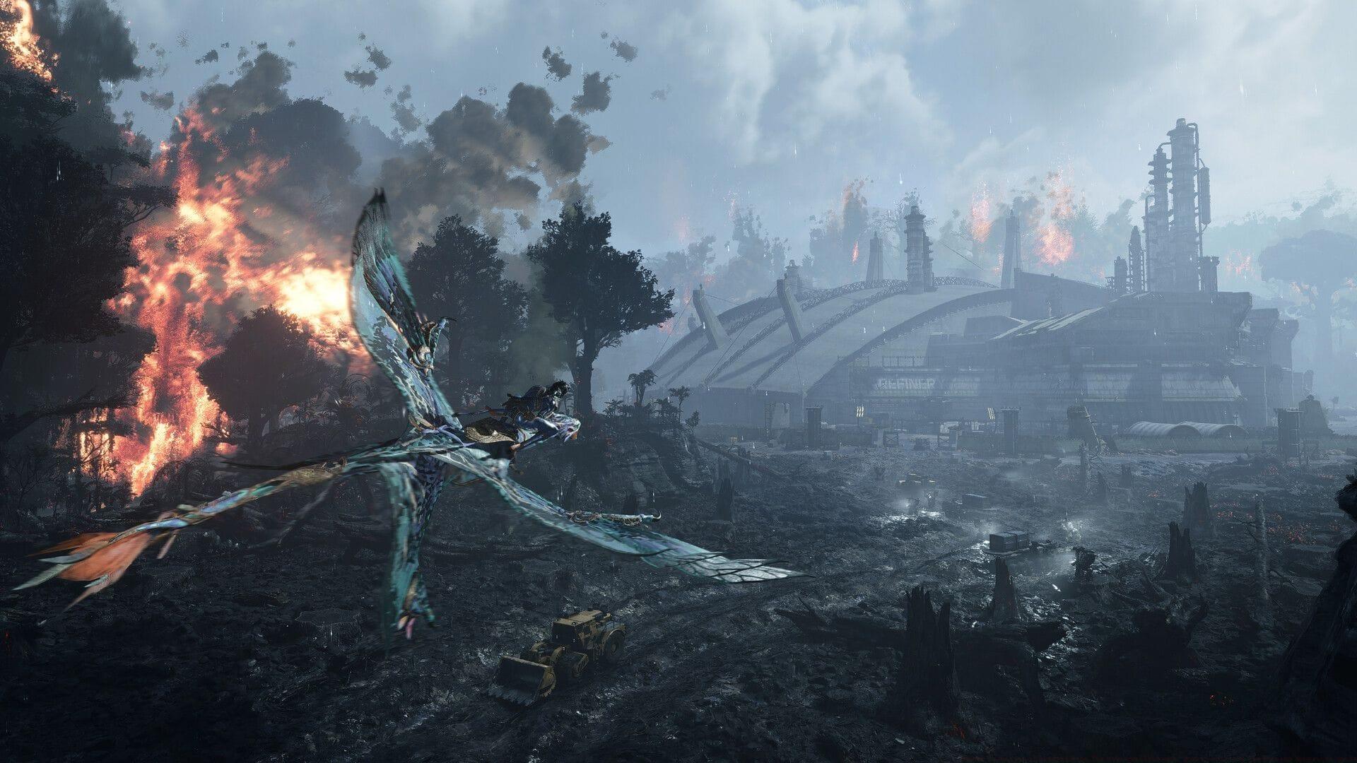 The Burning Mountains Avatar Frontiers of Pandora From The Ashes walkthrough