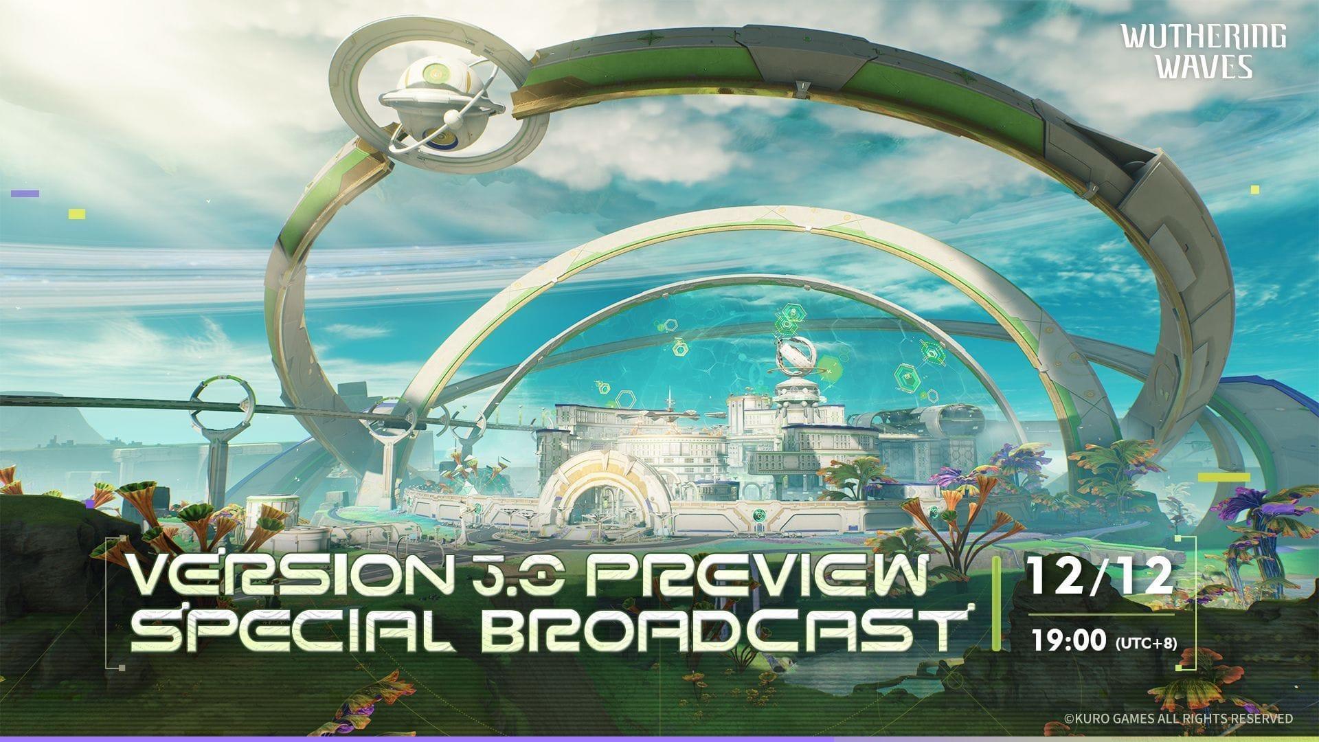 Wuthering Waves 3.0 livestream artwork