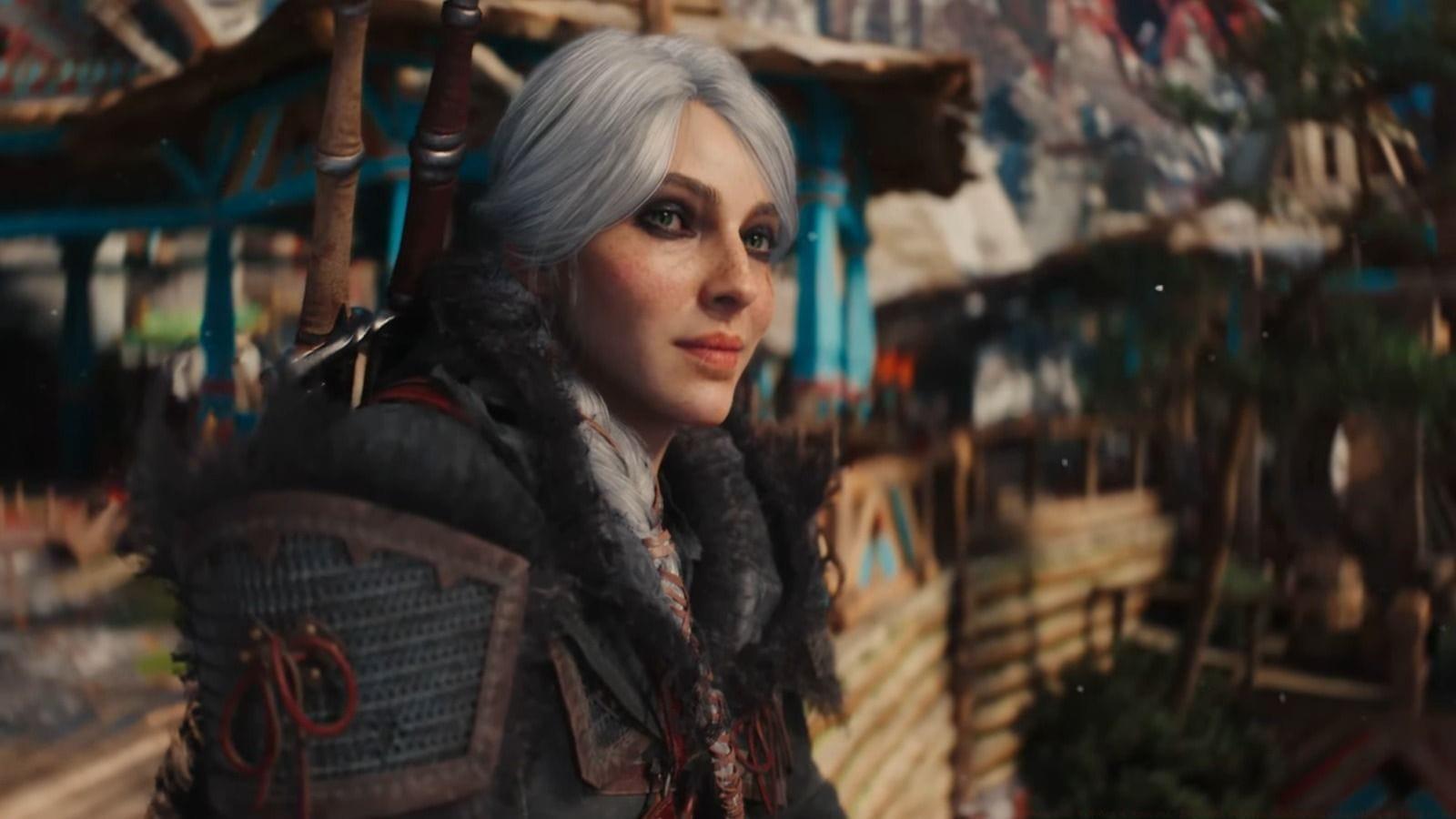 Ciri returns as the lead in The Witcher 4, exploring new lands with next-gen visuals powered by Unreal Engine 5.6 (Image via CD Projekt RED | YouTube/@Unreal Engine)