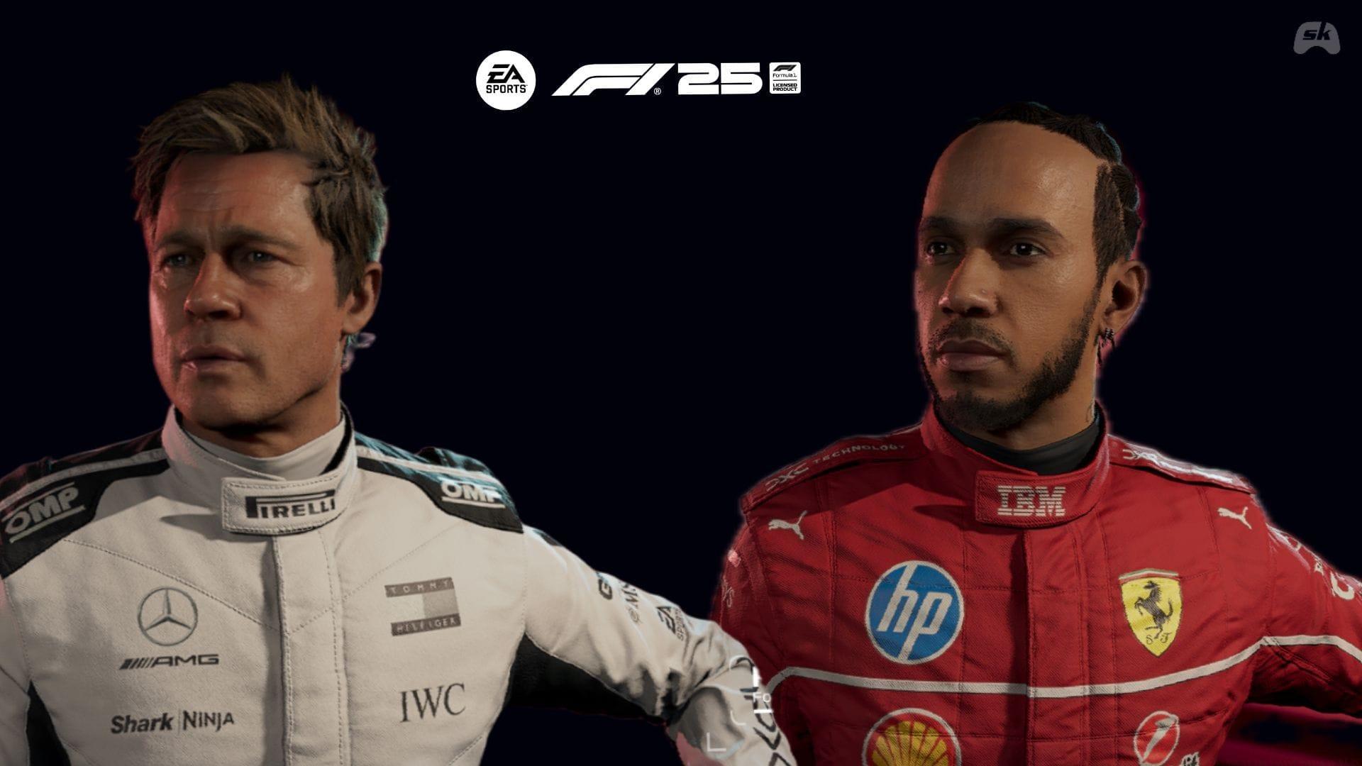 Brad Pitt (Sonny Hayes) vs Lewis Hamilton in F1 25