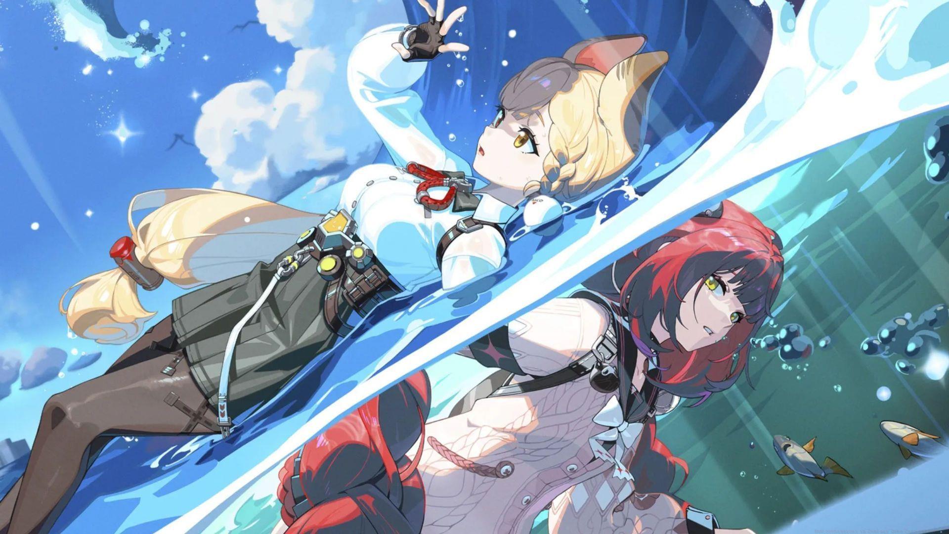 Official art for Zenless Zone Zero version 2.1 The Impending Crash of Waves (Image via HoYoverse)