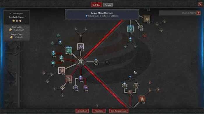 Diablo 4 Season of the Construct skill tree