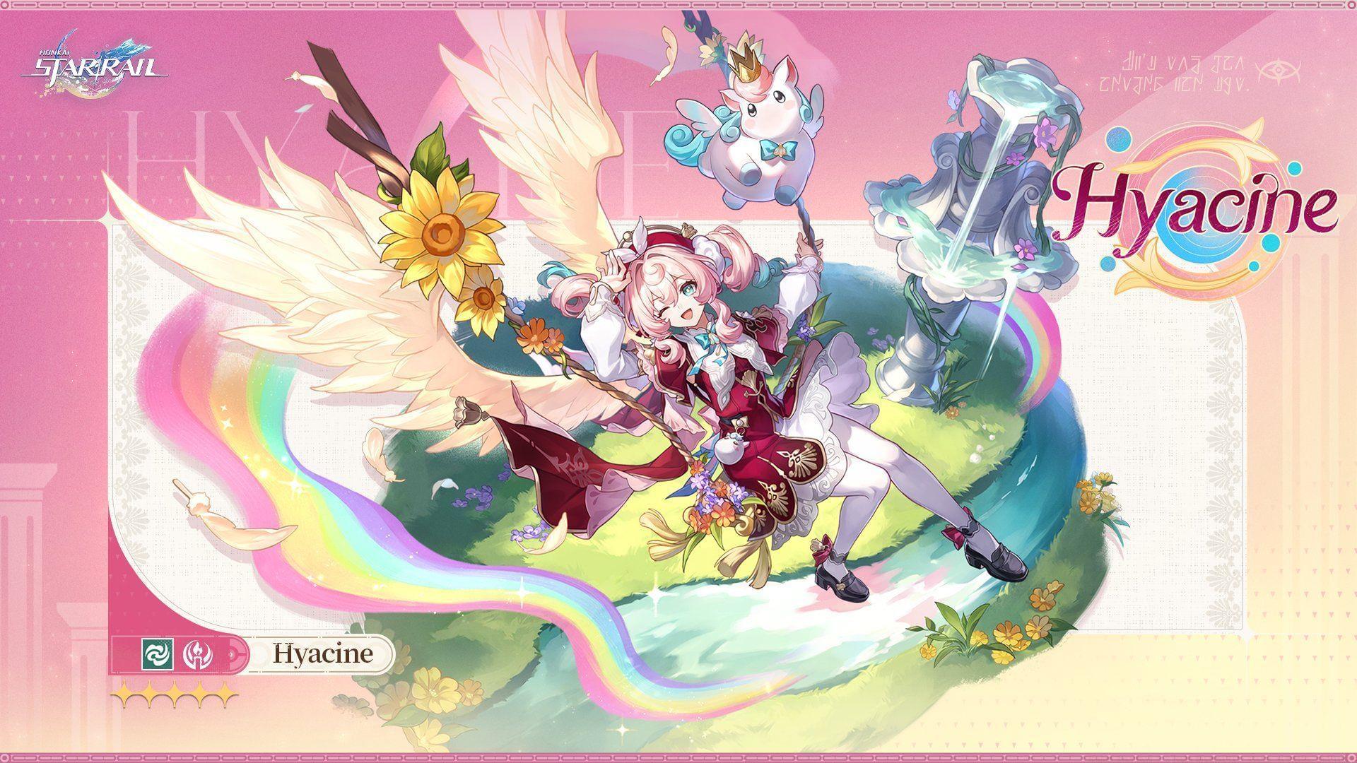 Hyacine via Honkai Star Rail drip marketing