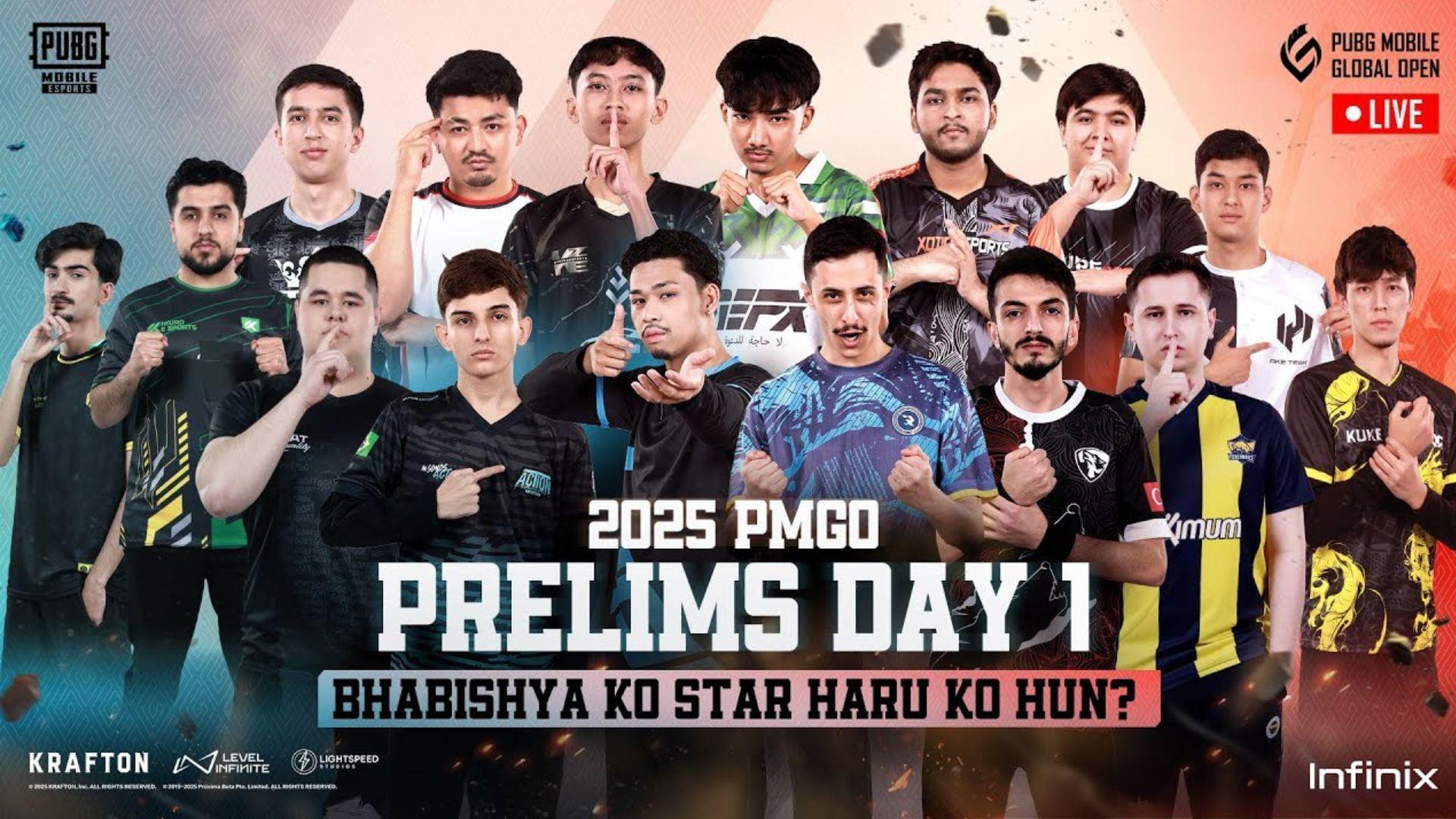 PMGO Prelims kicks off on April 10 (Image via YouTube/PUBG Mobile Esports)