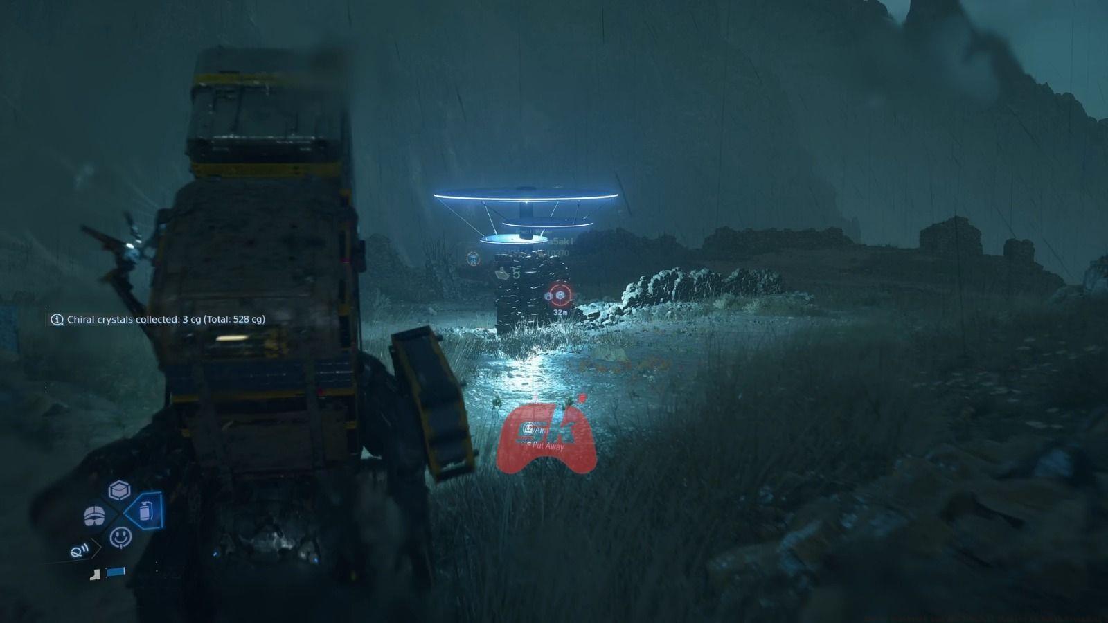 This guide will help you to build a Timefall Shelter in Death Stranding 2 (Image via Sportskeeda Gaming || Sony Interactive Entertainment)