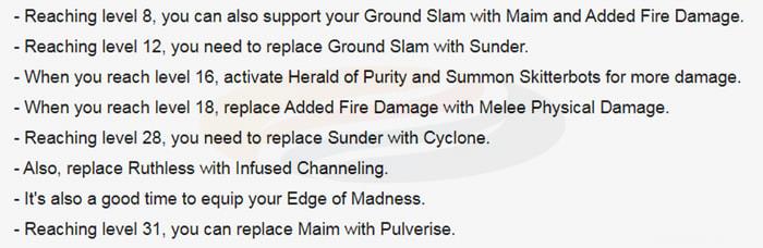 Fire Flicker Strike Build Ascendant Scion leveling setup