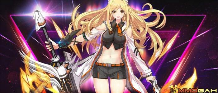 Haru character overview showcasing combat stance and abilities