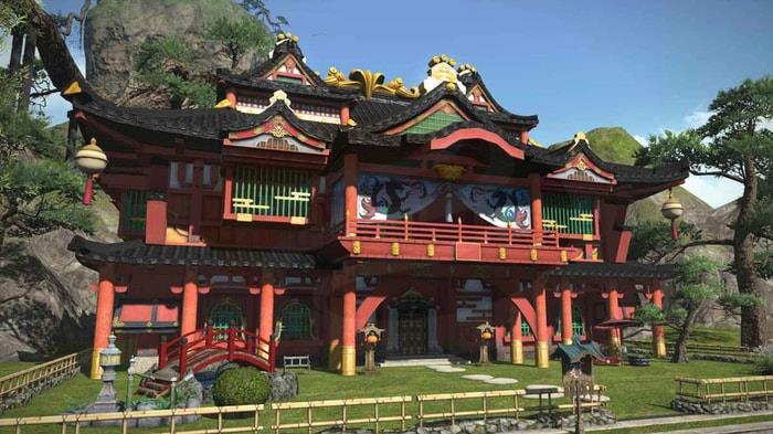 FFXIV player housing example