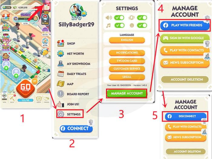 How to Check If Your Monopoly Go Account Is Linked to Facebook