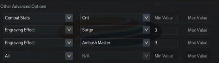 Lost Ark Crit on Surge and Ambush Master