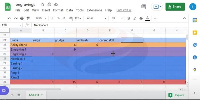 Lost Ark Jewelry - Search Presets