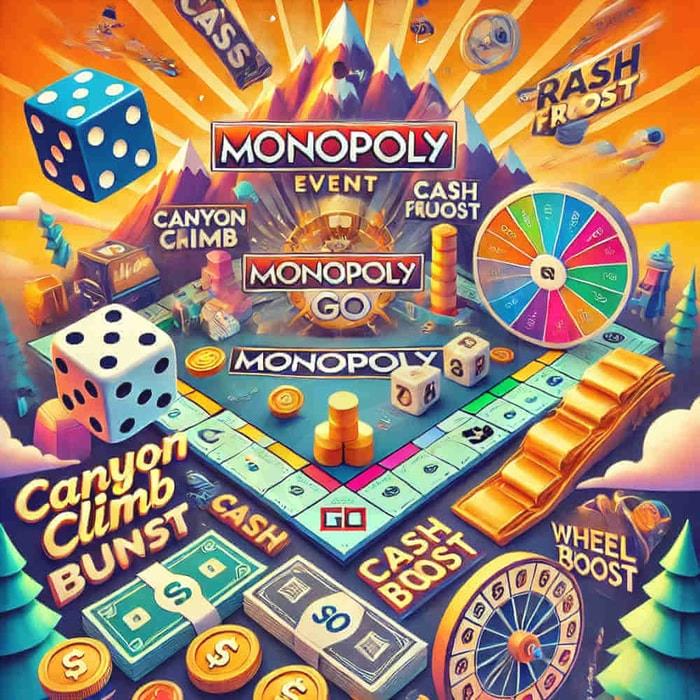 Monopoly Go April 1–2 Events Guide How to Maximize Rewards in Canyon Climb, Cash Boost, and More!