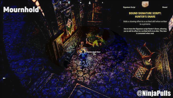 The free script location in the Mournhold Mages Guild